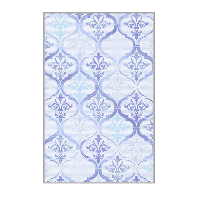 Premium Hall Carpet, 2.6 x 6.6 Feet, 100% Polyester, 0.3 in Pile Height | Antibacterial, Non-Slip Underside, Machine Washable | 3D Digital Print Design, Durable & Stylish for Entryways, Living Rooms & More