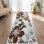 Kailua Custom Size Rug Big Floral Slip Resistant Low Pile Rugs by Feet