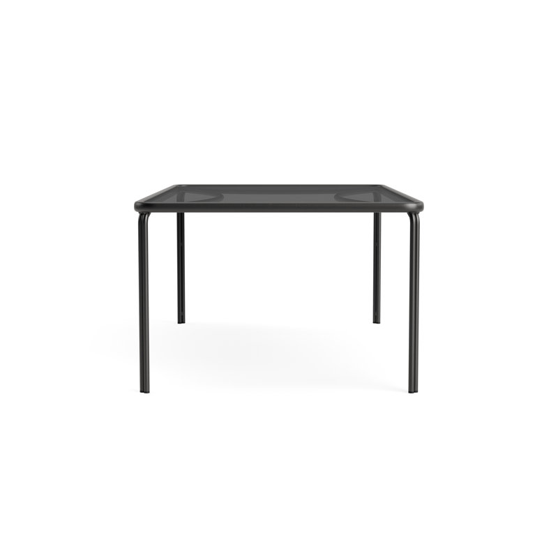Kantan Outdoor Dining Table, Textured Pewter