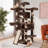 Multi-Level Leopard Print Cat Tree With Sisal Scratching Posts, Plush Lounging Areas & Stable Base - Indoor Use, For All Breed Sizes