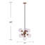Lampe suspension contemporaine 7 lumières