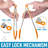 Zulay Kitchen Tongs For Cooking - 2 Pack 9" & 12" Stainless Steel Silicone Tong Set-86675147
