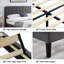 Saihan Upholstered Bed-1253577425