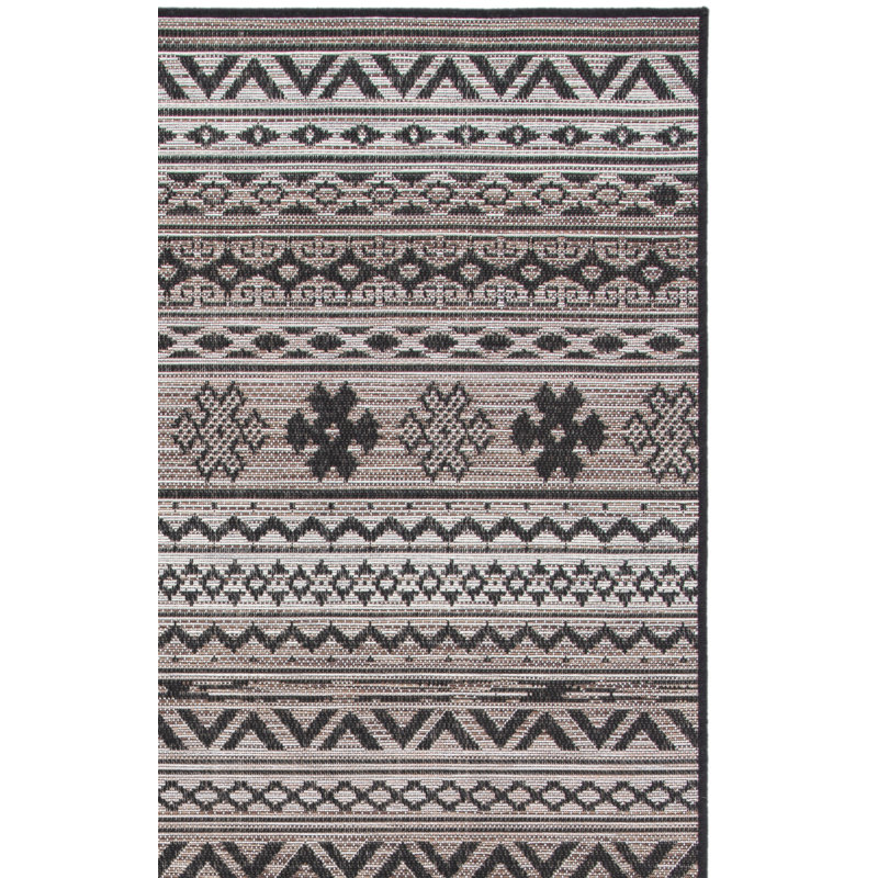 Tapis intérieur / extérieur Aleyah Performance Southwestern, Rectangle 5 pi 5 po x 7 pi 7 po