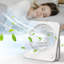 Petit ventilateur de table mural de bureau mural USB-129710836