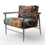 Fauteuil décoratif rembourré Floral-183391093