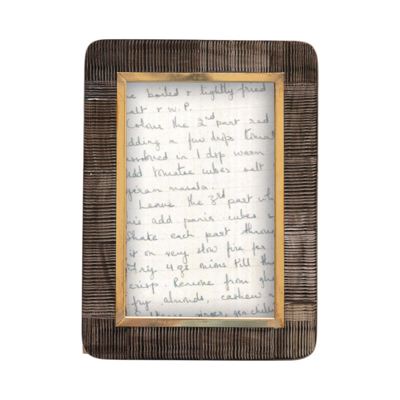 Black Beveled Picture Frame