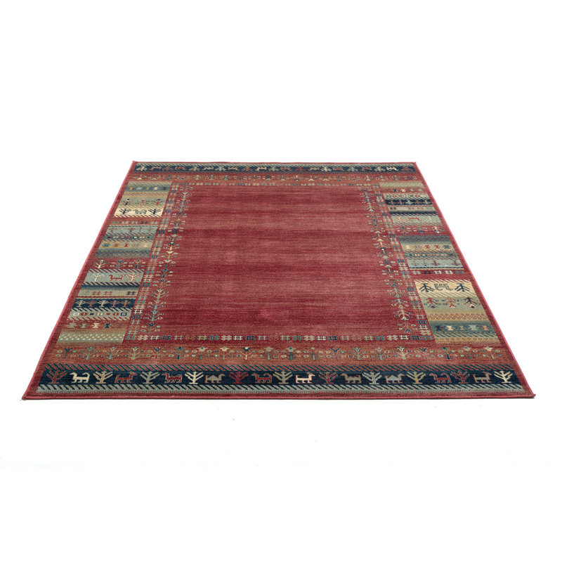 Geometric Viscose Area Rug, Rectangle 200cm x 290cm