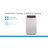 BPACT Series 14,000 BTU Portable Air Conditioner with Heater and Remote