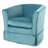 Aajaylah Upholstered Swivel Barrel Chair-676207706