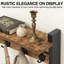 Wall Mounted Coat Rack with Shelf – 5 Hooks Organizer