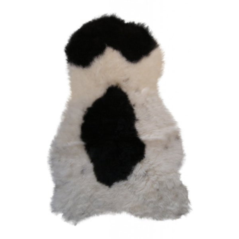 Tapis 24 po x 36 po x 1,5 po x 2 po à poils courts en peau de mouton