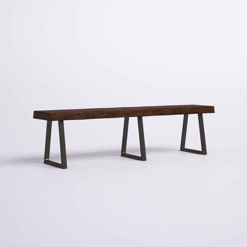 Banc en bois Lonan, Bois Brun Moyen