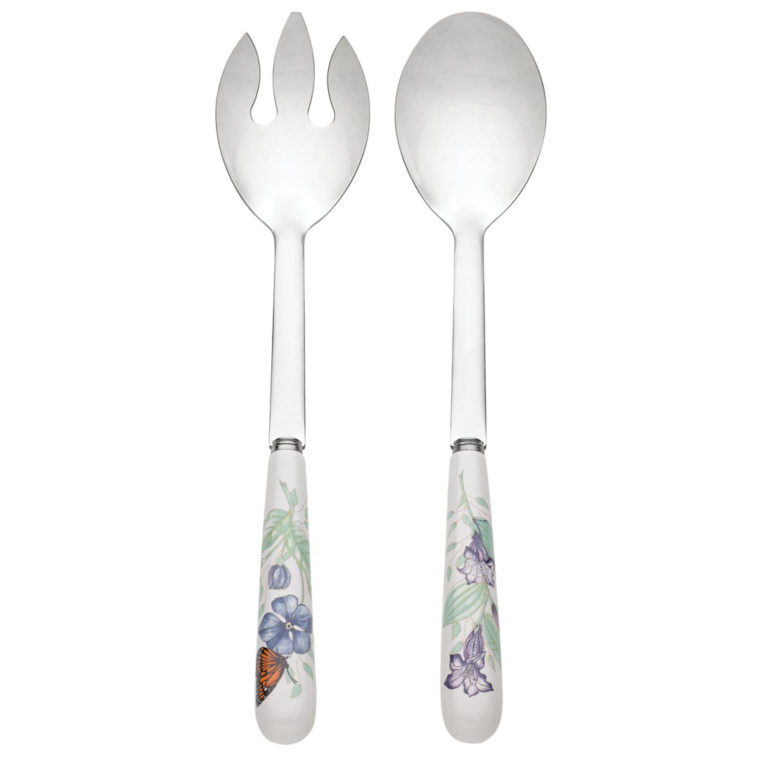 Butterfly Meadow 2 Piece Salad Servers Set Lenox