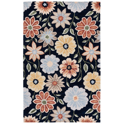Jardin Hand Tufted Wool Floral Indoor Rug