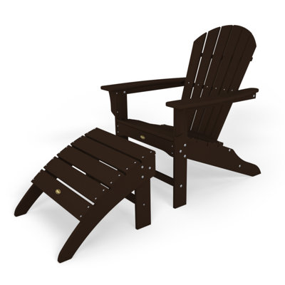 Ensemble de conversation 2 pièces POLYWOOD Yacht Club Shellback Adirondack