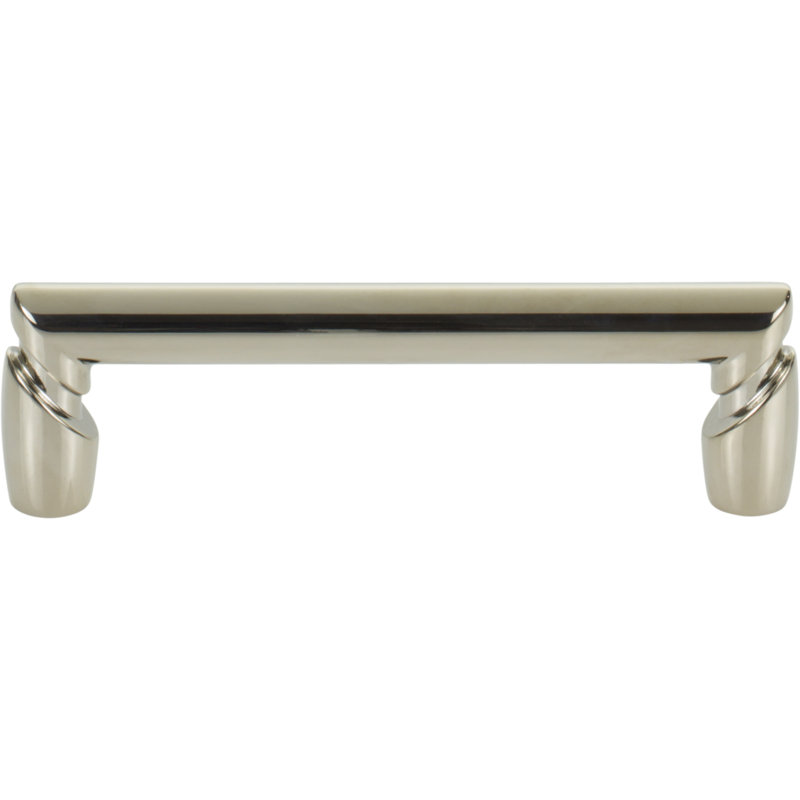 Florham Bar Pull, Polished Nickel, 3 3/4" Center to Center
