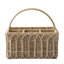 Provence Rattan Flatware Caddy - Light Brown