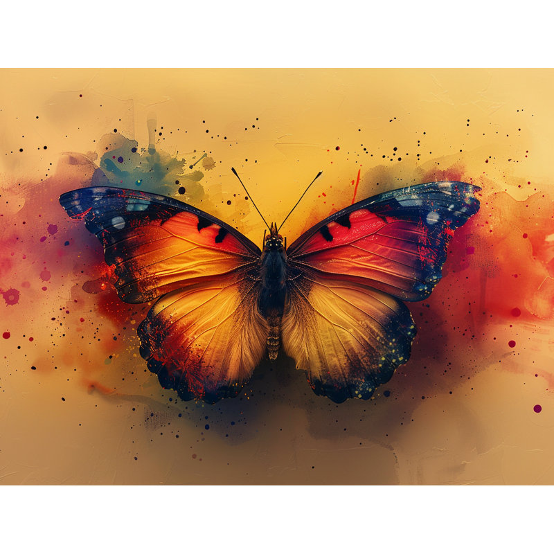 Rideaux de fenêtre Bright Butterfly - 2 panneaux, L 40 po x L 84 po
