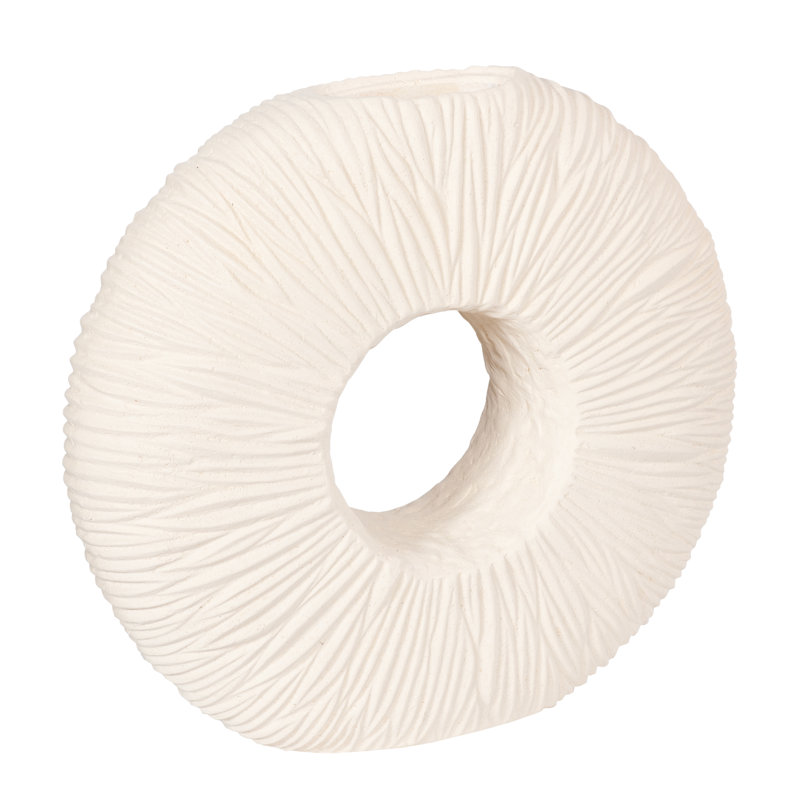 Waves Circle Floor Vase