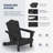 Teo Foldable Outdoor Adirondack Chair-1347678866