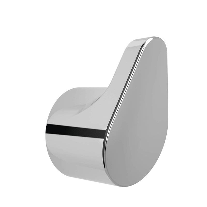 Edgestone Wall Mount Single Robe Hook, Chrome