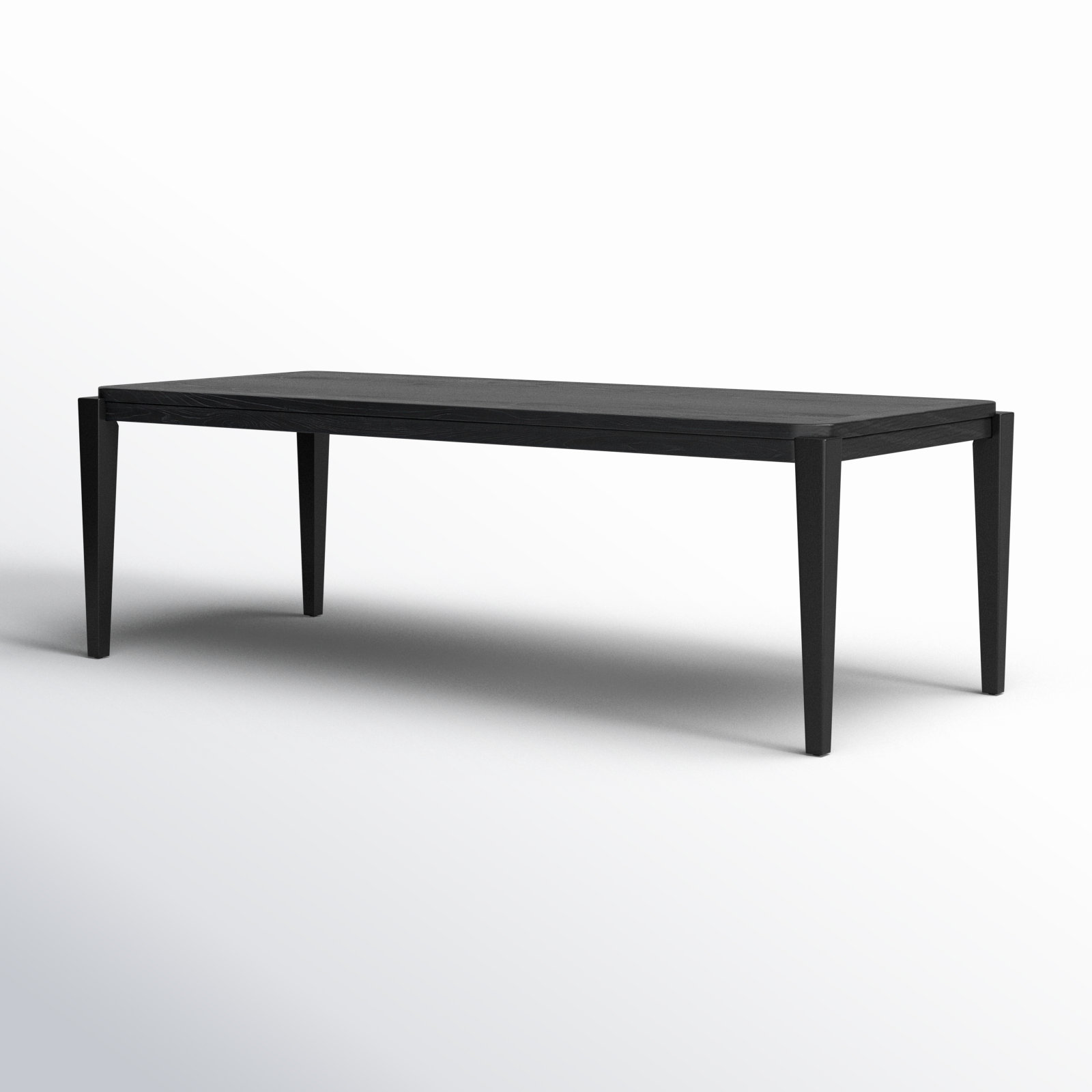 Envision 92" Solid Wood Dining Table, 30"H x 72"L x 39"W, Brown