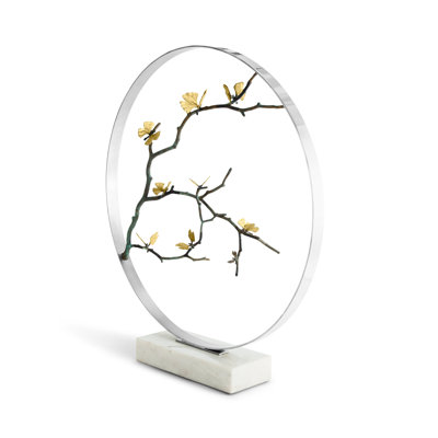 Butterfly Ginkgo 34.5" Moon Gate Sculpture