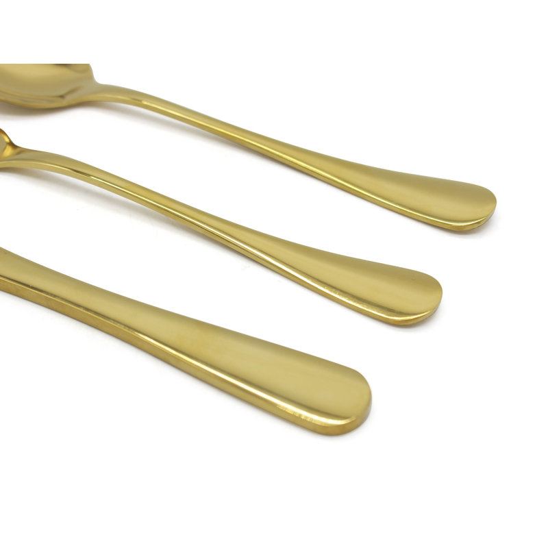 Andersonville 24 Piece Cutlery Set, Service for 6, Gold