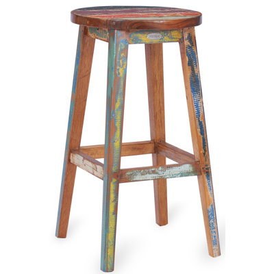 Maryport Solid Wood Counter Stool