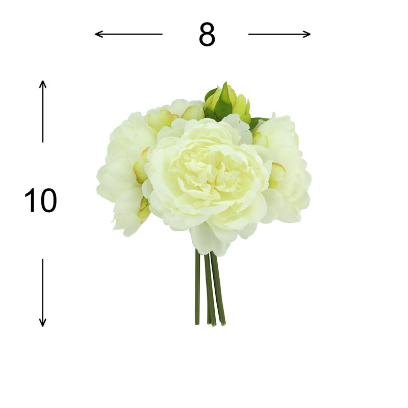 Peony Stems, White