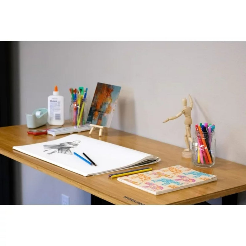 47.2'' W Solid Wood Top Workbench