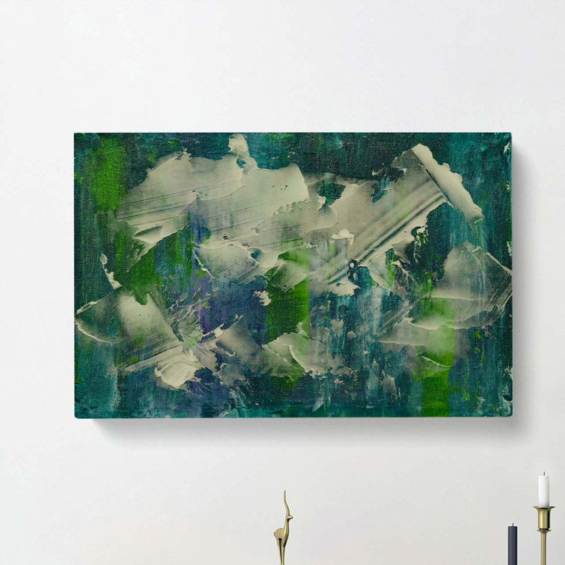 Abstract Art Painting Vol.154 by S.Johnson - Wrapped Canvas Painting, 50cm H x 76cm W x 3cm D