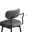 Ensemble de 2 tabourets de bar rotatifs à 360 ° avec tabourets de bar et coussins en cuir-1316933534