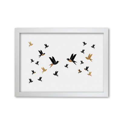 Orara Origami Birds Collage III - Print