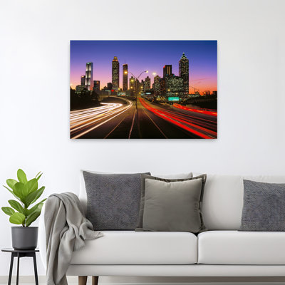 «Atlanta by Georgia by Night», États-Unis, art abstrait contemporain, art mural