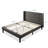 Martinez Upholstered Wingback Bed-10042696