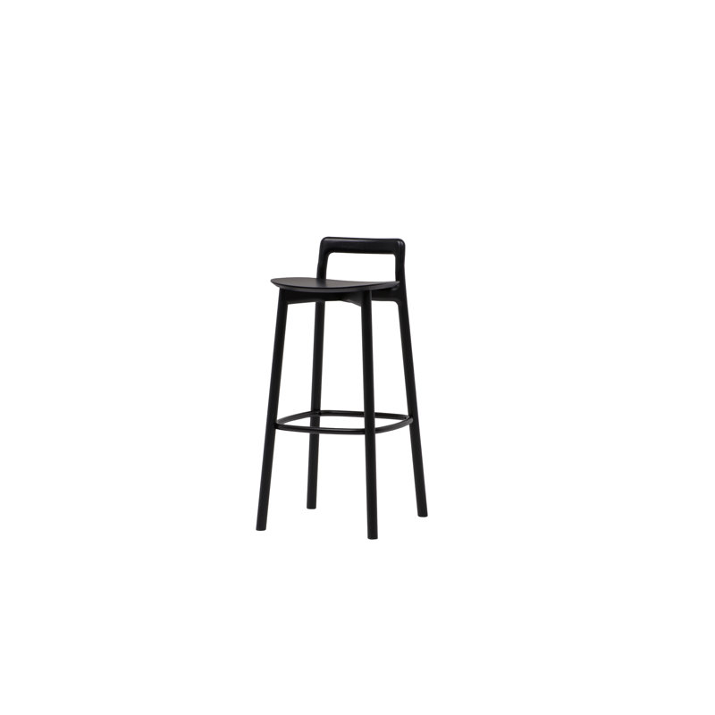 Branca Bar Stool, Black