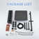 16" Ceiling Mounted 4-Function Thermostatic Rainfall Shower System with 6 Body Jets and Slide Bar