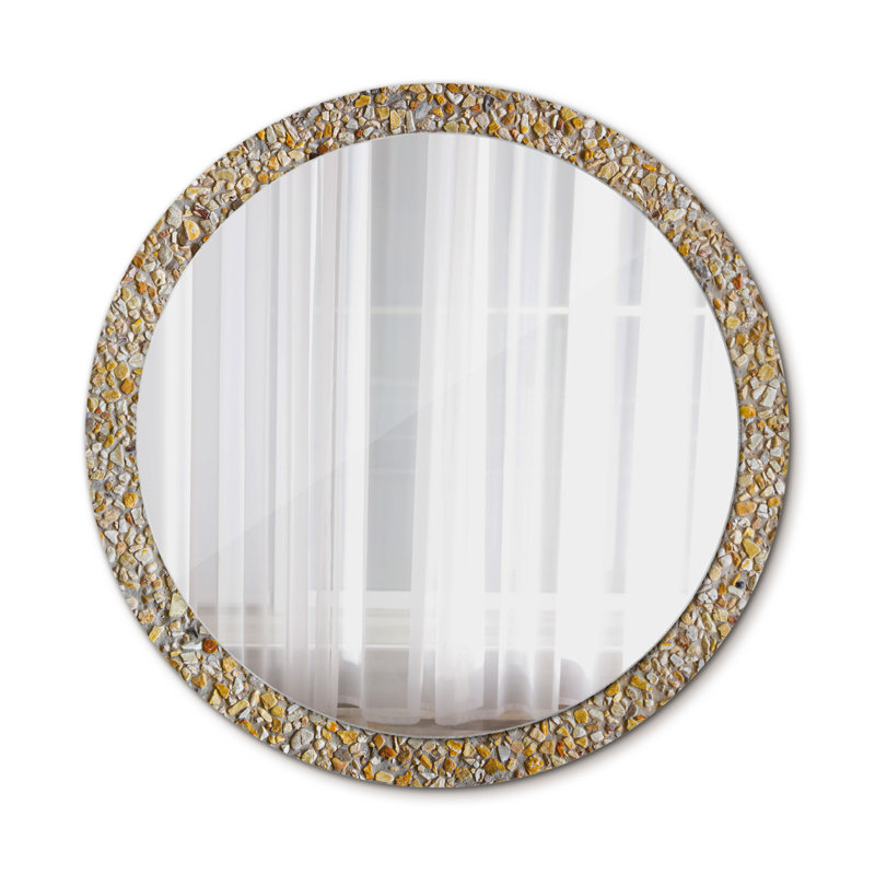 Huldar Glass Flat Wall Mirror, 100cm H x 100cm W