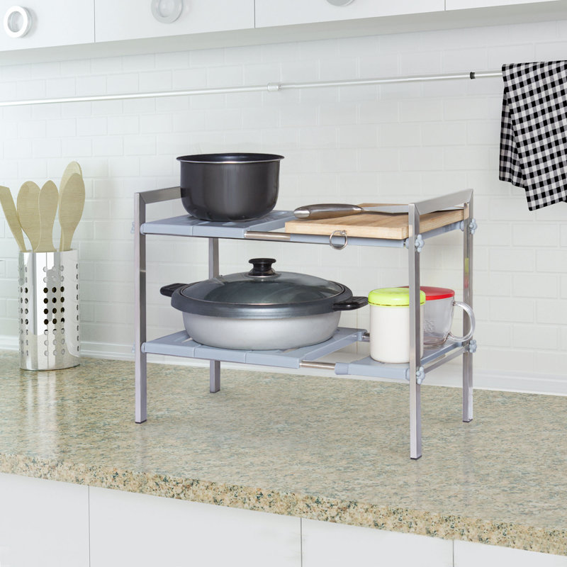 Gilvin Plastic Cabinet Shelving Rack