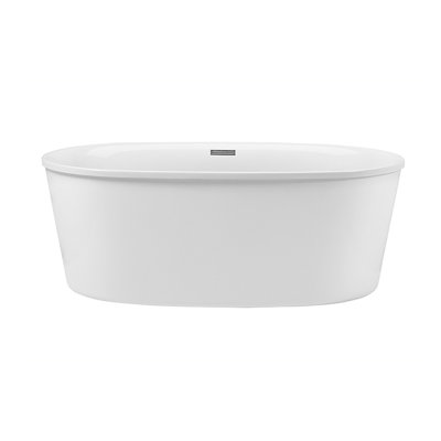 Adel 1 57.25" Freestanding Soaking Bathtub