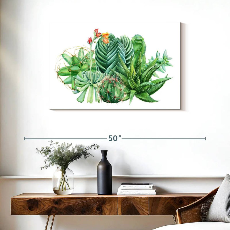 Harnek Pleasing Succulent Plants, 24" H x 36" W