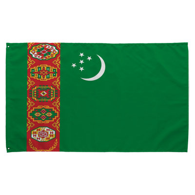 Drapeau du Turkménistan — Drapeau