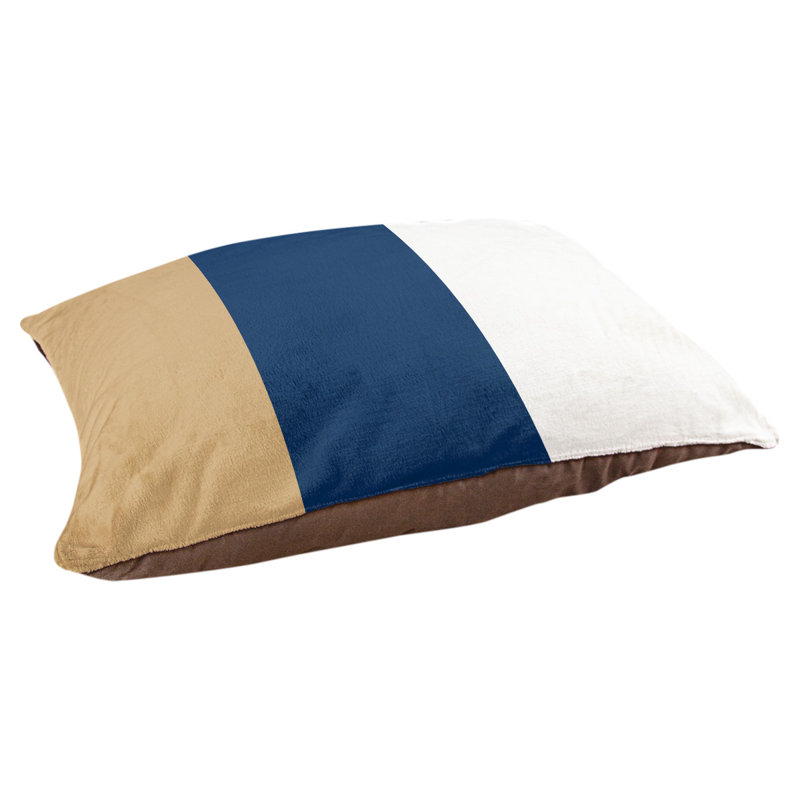 Coussin Arizona, Moyen (l 28 po x P 18 po x H 9,5 po), Or Kasota des Twins de Minnesota / bleu marine / b