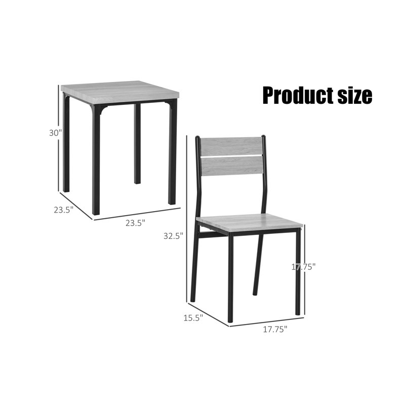 2 - Person Four Leg Dining Set