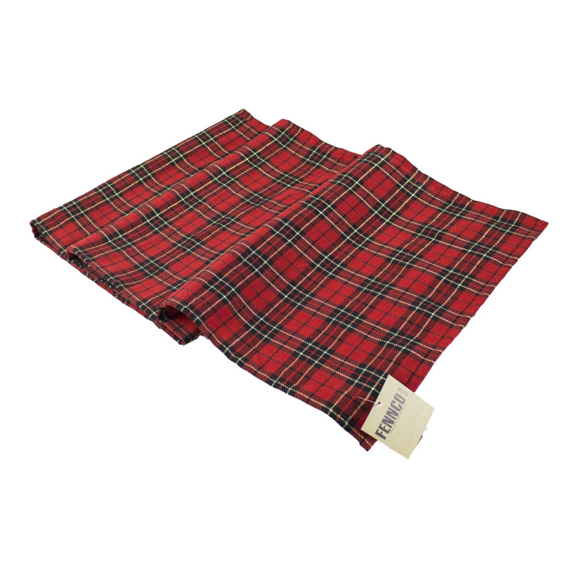 Chemin de table Tartan, 16 po x 69 po