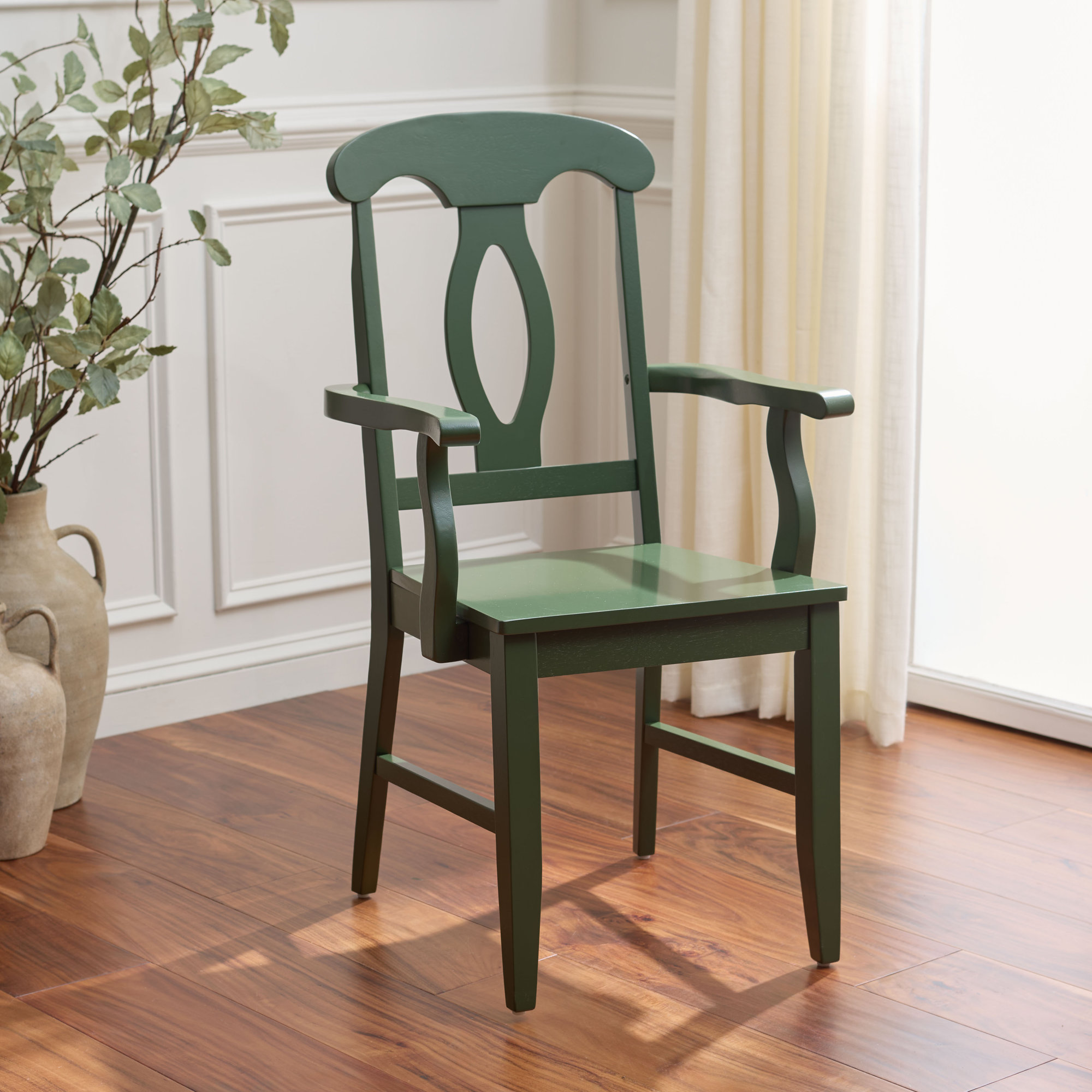 Ottie Arm Chair, Dark Green