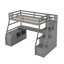 Lit mezzanine simple avec bureau intégré-556139019