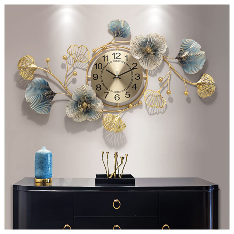 Harrelson Metal Wall Clock, Large
